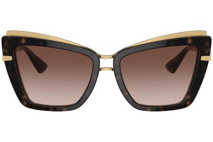 Ochelari de soare Dolce & Gabbana DG4472 321713 Cat Eye Havana