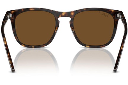 Ochelari de soare Ray-Ban RB2210 902/57 Polarized Pătrați Havana