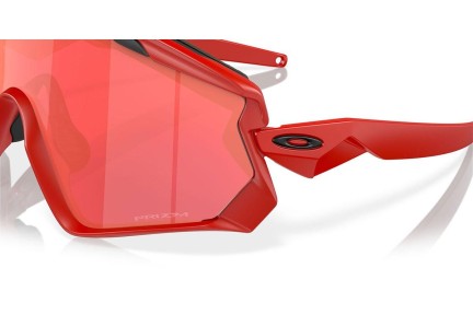 Okulary przeciwsłoneczne Oakley Wind Jacket 2.0 OO9418 941825 PRIZM Torch Pojedyncze | Shield Czerwone
