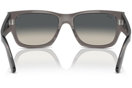 Ochelari de soare Ray-Ban Carlos RB0947S 667571 Dreptunghiulari Gri