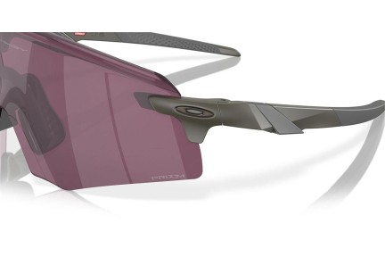Okulary przeciwsłoneczne Oakley Encoder OO9471 947121 Pojedyncze | Shield Zielone