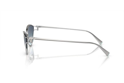 Okulary przeciwsłoneczne Tiffany & Co. TF3095 60019S Kocie oczy Srebrne