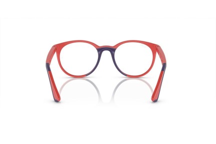 Okulary korekcyjne Ray-Ban Junior RY1628 3953 Okrągłe Czerwone