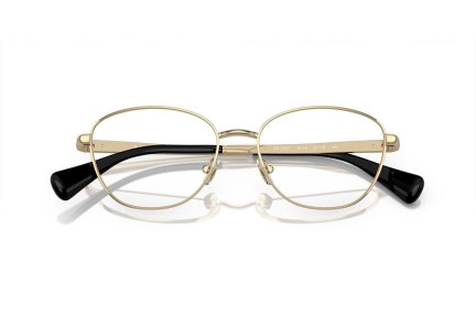 Okulary korekcyjne Ralph by Ralph Lauren RA6057 9116 Owalne Złote