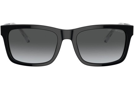 Слънчеви очила Emporio Armani EA4224 5017T3 Polarized Правоъгълни Черна