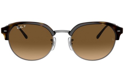 Okulary przeciwsłoneczne Ray-Ban RB4429 710/M2 Polarized Owalne Havana