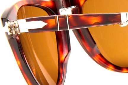 Okulary przeciwsłoneczne Persol Folding 714 Series PO0714 24/57 Polarized Pilotki (Aviator) Havana