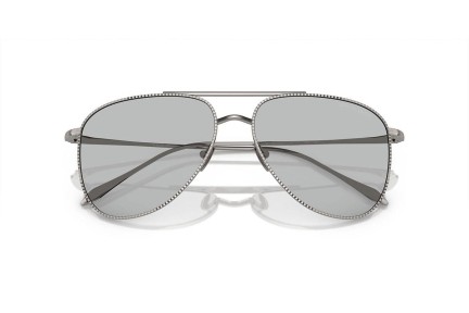 Okulary przeciwsłoneczne Giorgio Armani AR6152 301087 Pilotki (Aviator) Szare