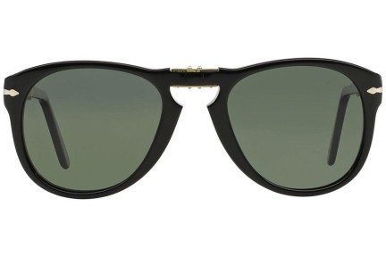 Okulary przeciwsłoneczne Persol Folding 714 Series PO0714 95/58 Polarized Pilotki (Aviator) Czarne
