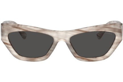 Okulary przeciwsłoneczne Ralph Lauren The Kiera RL8218U 610587 Kocie oczy Brązowe