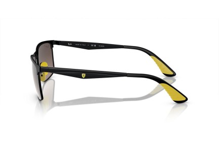 Okulary przeciwsłoneczne Ray-Ban RB3726M F0885J Polarized Prostokątne Czarne