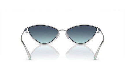 Okulary przeciwsłoneczne Tiffany & Co. TF3095 60019S Kocie oczy Srebrne