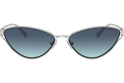 Okulary przeciwsłoneczne Tiffany & Co. TF3095 60019S Kocie oczy Srebrne