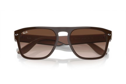 Ochelari de soare Ray-Ban RB4407 673113 Pătrați Maro