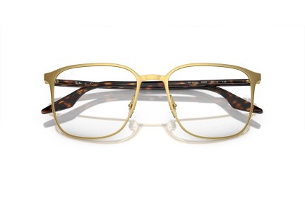 Okulary korekcyjne Ray-Ban RX6512 2860 Kwadratowe Brązowe