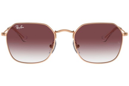 Okulary przeciwsłoneczne Ray-Ban Junior RJ9594S 291/8H Kwadratowe Złote