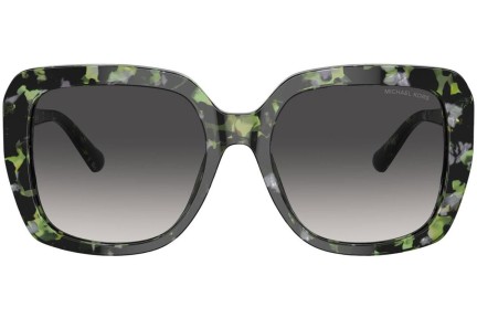 Okulary przeciwsłoneczne Michael Kors Manhasset MK2140 39478G Kwadratowe Zielone