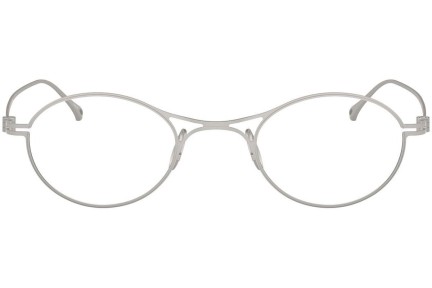 Okulary korekcyjne Giorgio Armani AR5135T 3346 Owalne Srebrne