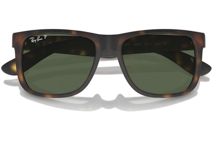 Ochelari de soare Ray-Ban Justin RB4165 865/9A Polarized Pătrați Havana