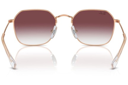 Okulary przeciwsłoneczne Ray-Ban Junior RJ9594S 291/8H Kwadratowe Złote