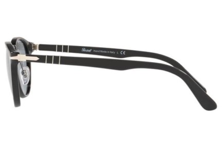Okulary przeciwsłoneczne Persol Typewriter Edition PO3108S 95/56 Okrągłe Czarne