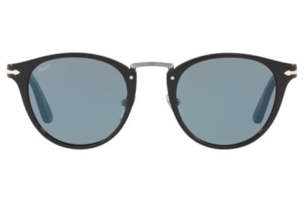 Okulary przeciwsłoneczne Persol Typewriter Edition PO3108S 95/56 Okrągłe Czarne