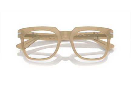 Okulary korekcyjne Persol PO3325V 1169 Kwadratowe Beżowe