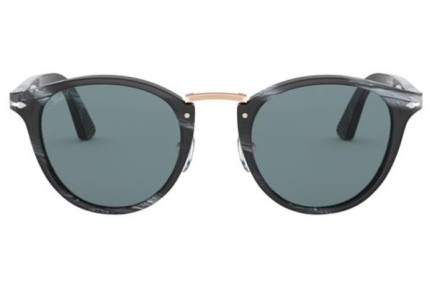 Okulary przeciwsłoneczne Persol PO3108S 111456 Okrągłe Czarne