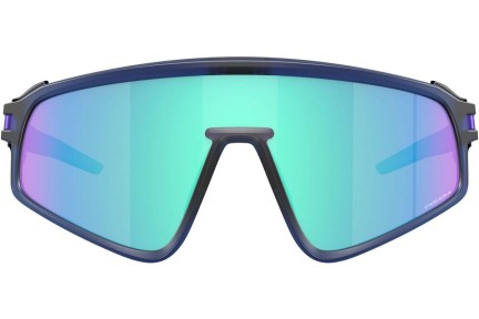 Okulary przeciwsłoneczne Oakley LATCH PANEL KYLIAN MBAPPÈ OO9404 940406 Prostokątne Niebieskie