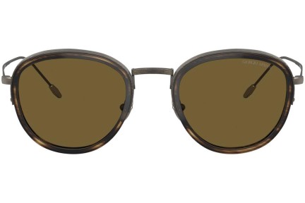 Okulary przeciwsłoneczne Giorgio Armani AR6068 325973 Okrągłe Brązowe