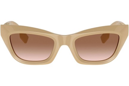 Okulary przeciwsłoneczne Burberry BE4409 409213 Kocie oczy Beżowe