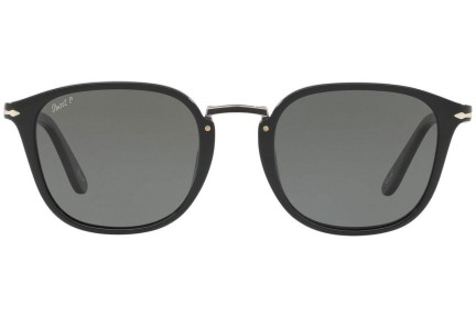 Okulary przeciwsłoneczne Persol Combo Evolution Collection PO3186S 95/58 Polarized Kwadratowe Czarne