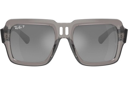 Слънчеви очила Ray-Ban RB4408 672582 Polarized Квадратни Сива