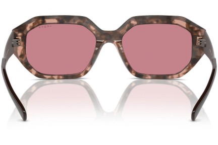 Okulary przeciwsłoneczne Vogue Eyewear VO5554S 314569 Prostokątne Brązowe