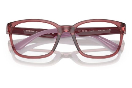 Brillen Emporio Armani EK3003 5075 Rechthoekige Rood