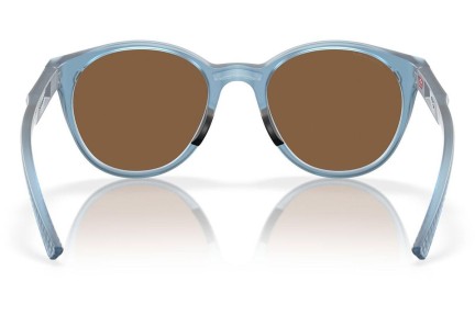 Okulary przeciwsłoneczne Oakley Spindrift OO9474 947411 Okrągłe Niebieskie