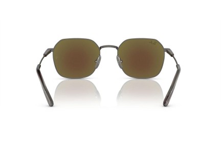 Okulary przeciwsłoneczne Ray-Ban Jim Titanium RB8094 165/4L Polarized Nieregularny Szare