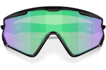 Okulary przeciwsłoneczne Oakley Wind Jacket 2.0 OO9418 941828 Pojedyncze | Shield Czarne