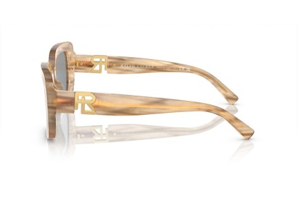 Okulary przeciwsłoneczne Ralph Lauren The Nikki RL8217U 610687 Prostokątne Brązowe