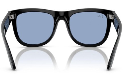 Ochelari de soare Ray-Ban Wayfarer Reverse RBR0502S 667772 Pătrați Negri