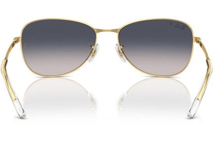 Okulary przeciwsłoneczne Ray-Ban RB3733 001/78 Polarized Pilotki (Aviator) Złote