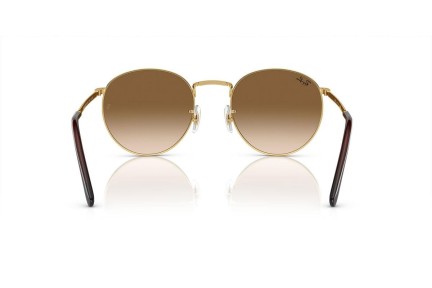 Слънчеви очила Ray-Ban New Round RB3637 001/51 Заоблени Златна