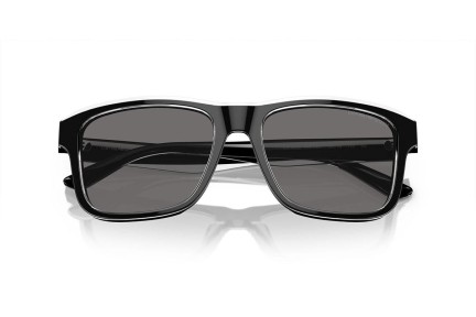 Слънчеви очила Emporio Armani EA4208 605187 Polarized Правоъгълни Черна