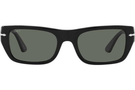 Okulary przeciwsłoneczne Persol PO3268S 95/58 Polarized Prostokątne Czarne