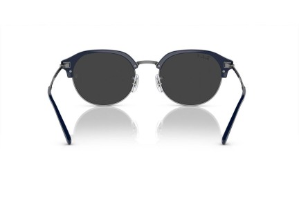 Okulary przeciwsłoneczne Ray-Ban RB4429 672448 Polarized Owalne Niebieskie