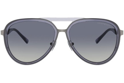 Слънчеви очила Emporio Armani EA2145 33584L Пилотни Синя