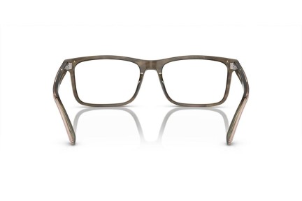 Okulary korekcyjne Emporio Armani EA3227 6055 Prostokątne Brązowe