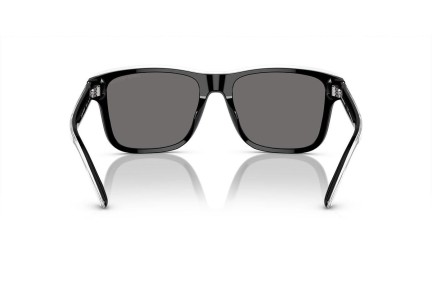 Слънчеви очила Emporio Armani EA4208 605187 Polarized Правоъгълни Черна