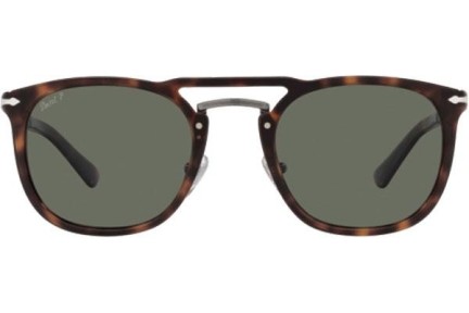 Okulary przeciwsłoneczne Persol PO3265S 24/58 Polarized Okrągłe Havana