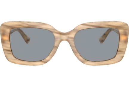 Okulary przeciwsłoneczne Ralph Lauren The Nikki RL8217U 610687 Prostokątne Brązowe